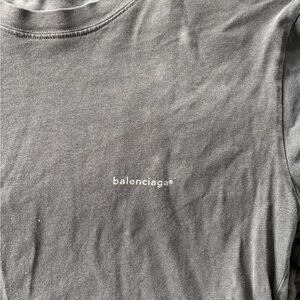 Balenciaga Charcoal Tee